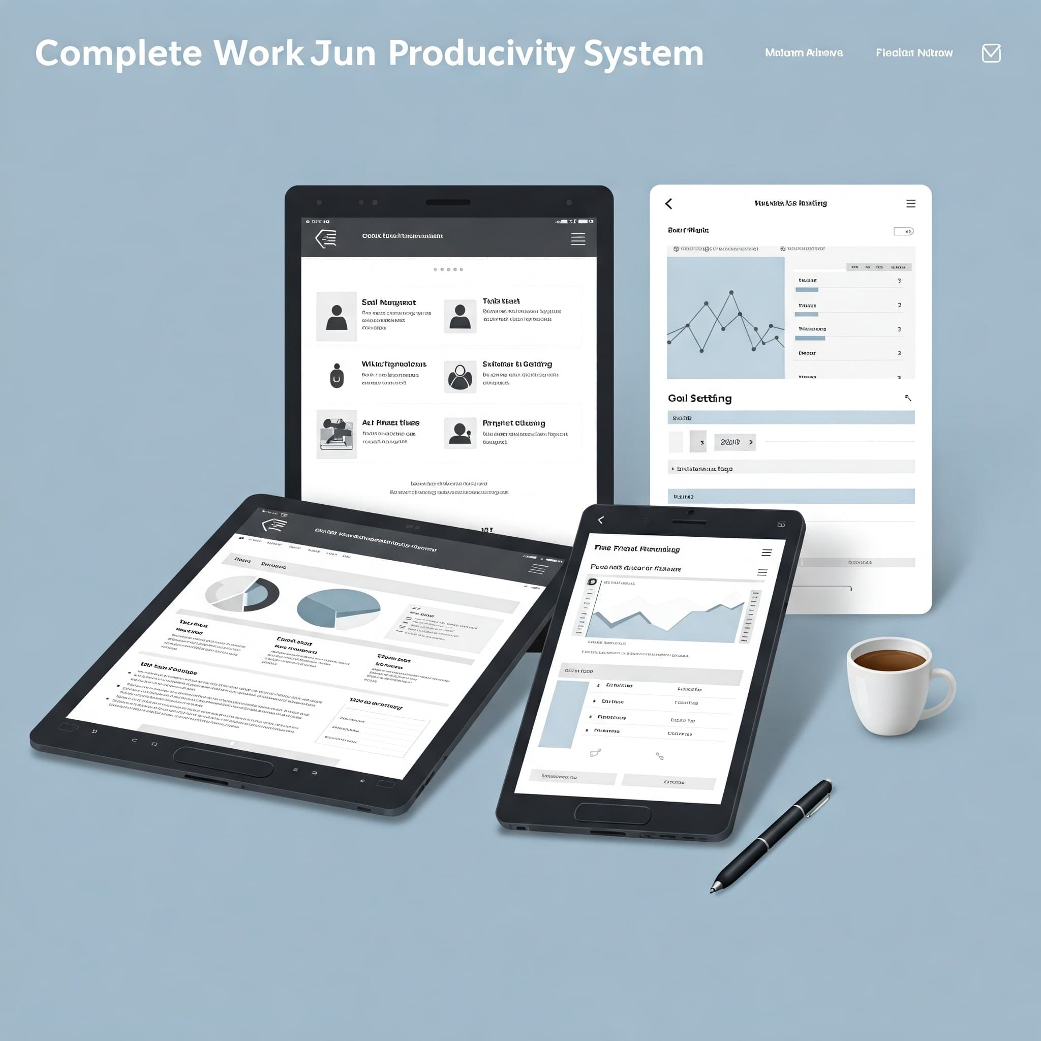 מערכת פרודוקטיביות עבודה מלאה template preview