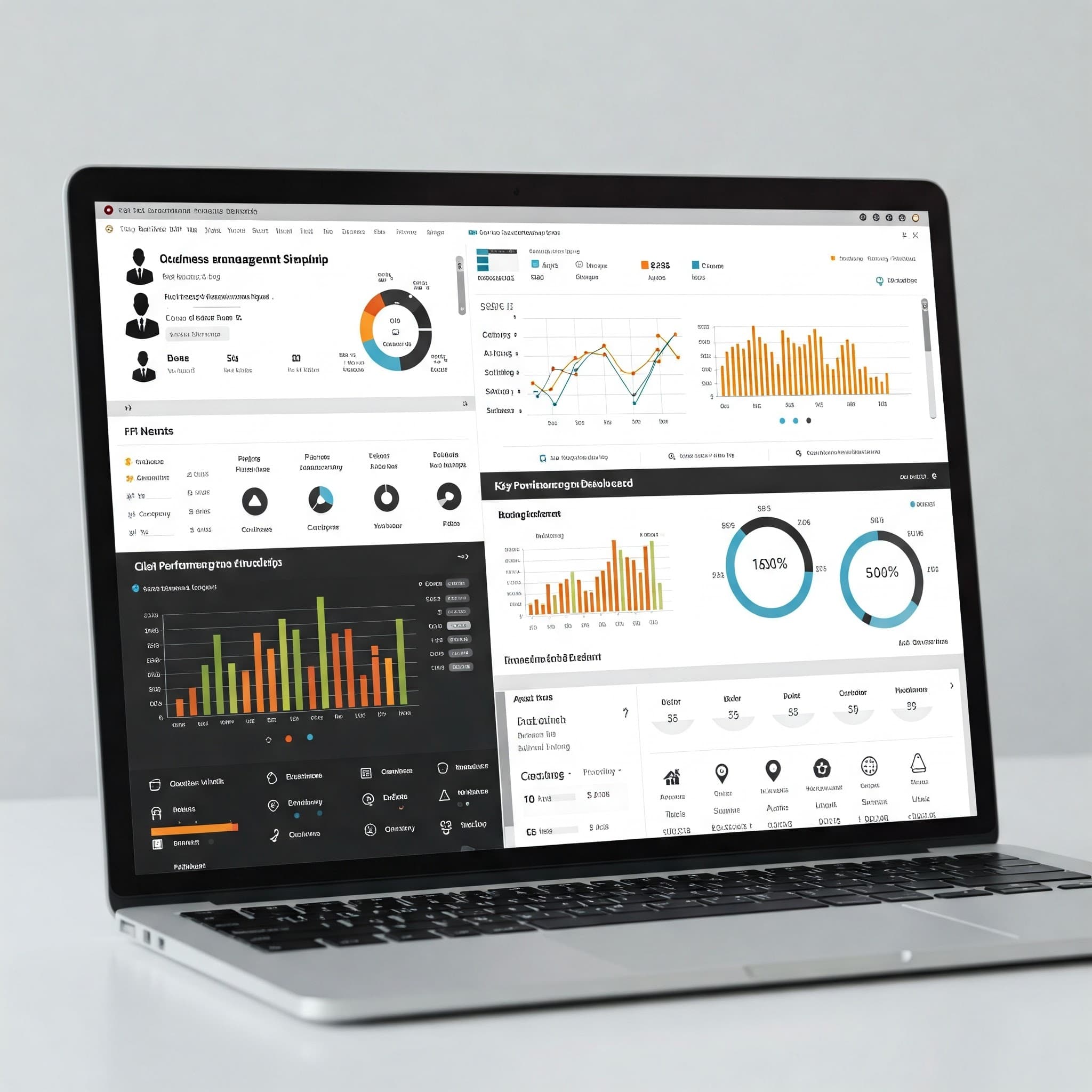 מערכת ניהול עסקית מקיפה template preview