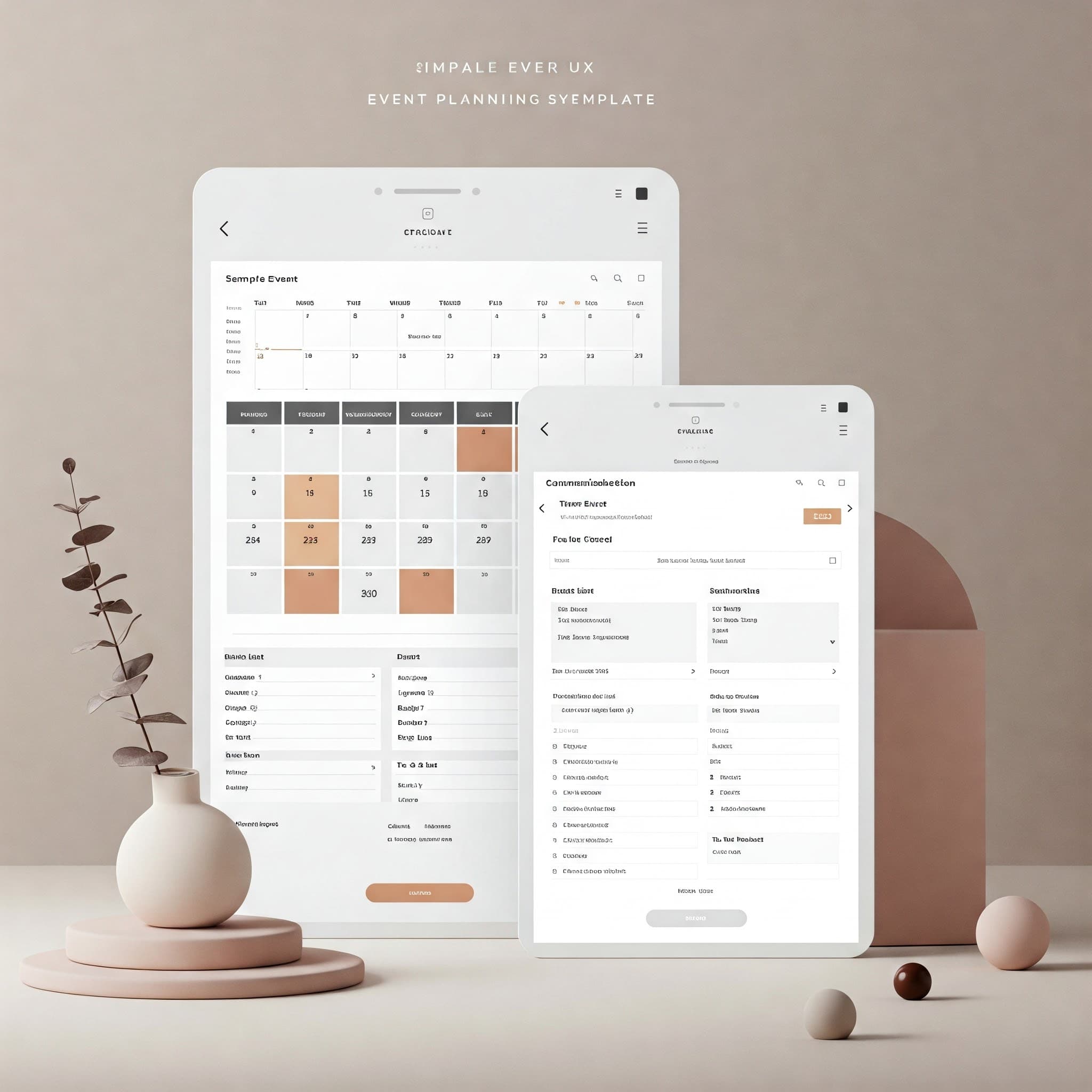 מערכת תכנון אירועים מקיפה template preview
