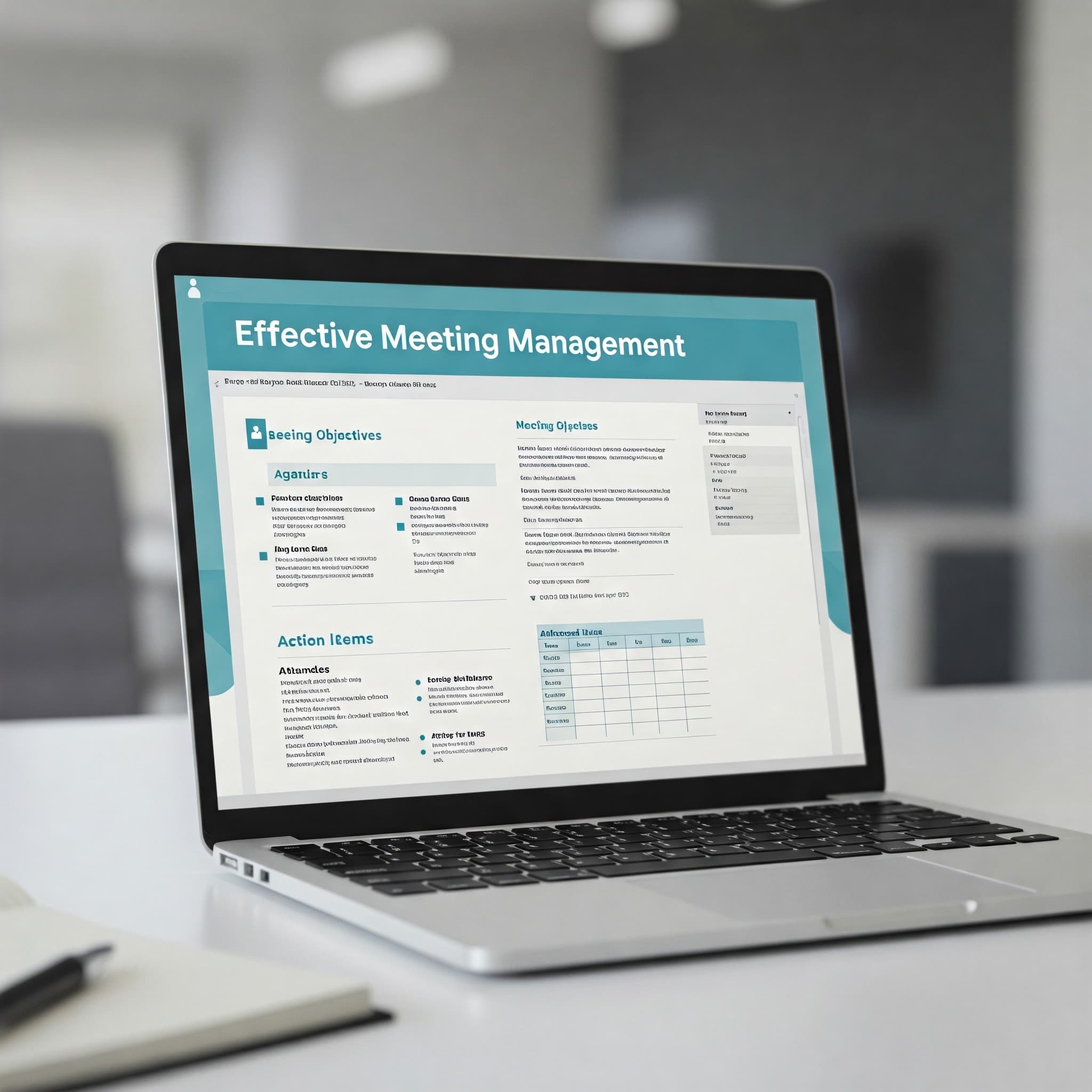 ניהול פגישות אפקטיבי template preview