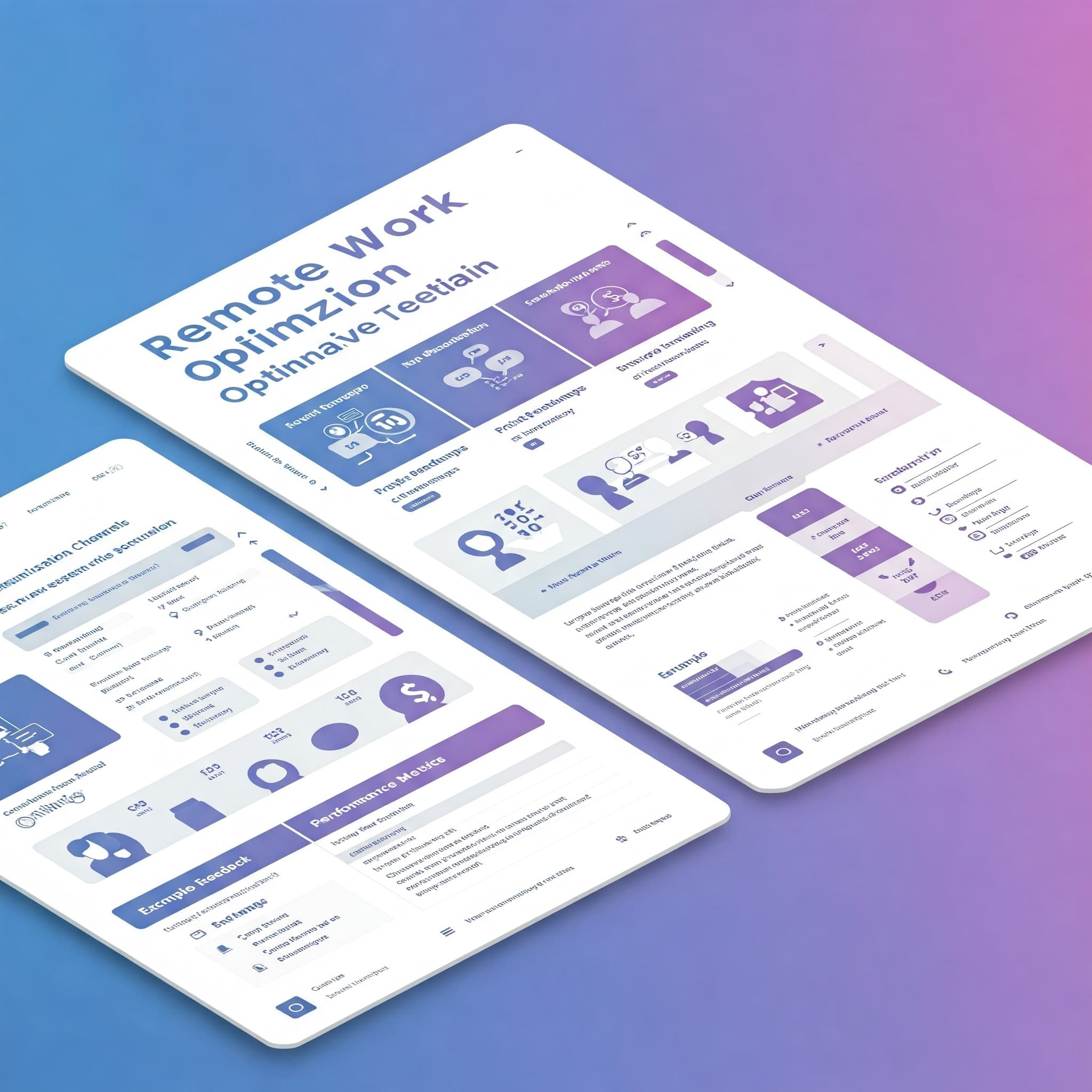 אופטימיזציה לעבודה מרחוק template preview